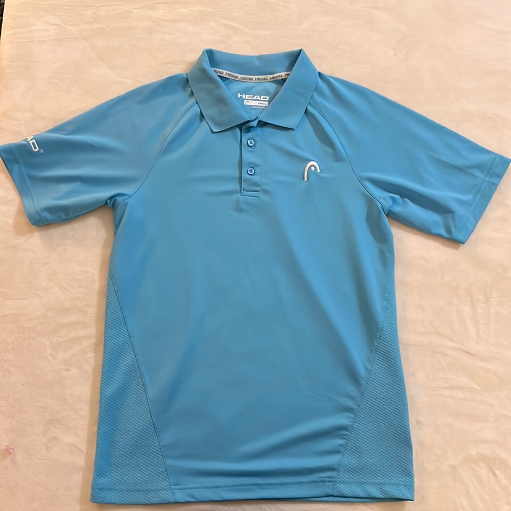 Mens Light Blue Polo
